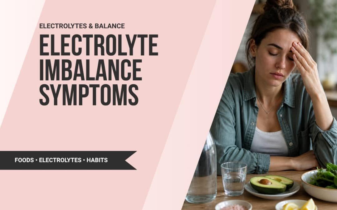 Electrolyte Imbalance Symptoms: What Your Body Is Telling You