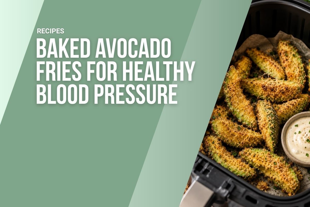 A featured image for baked avocado fries recipe for healthy blood pressure