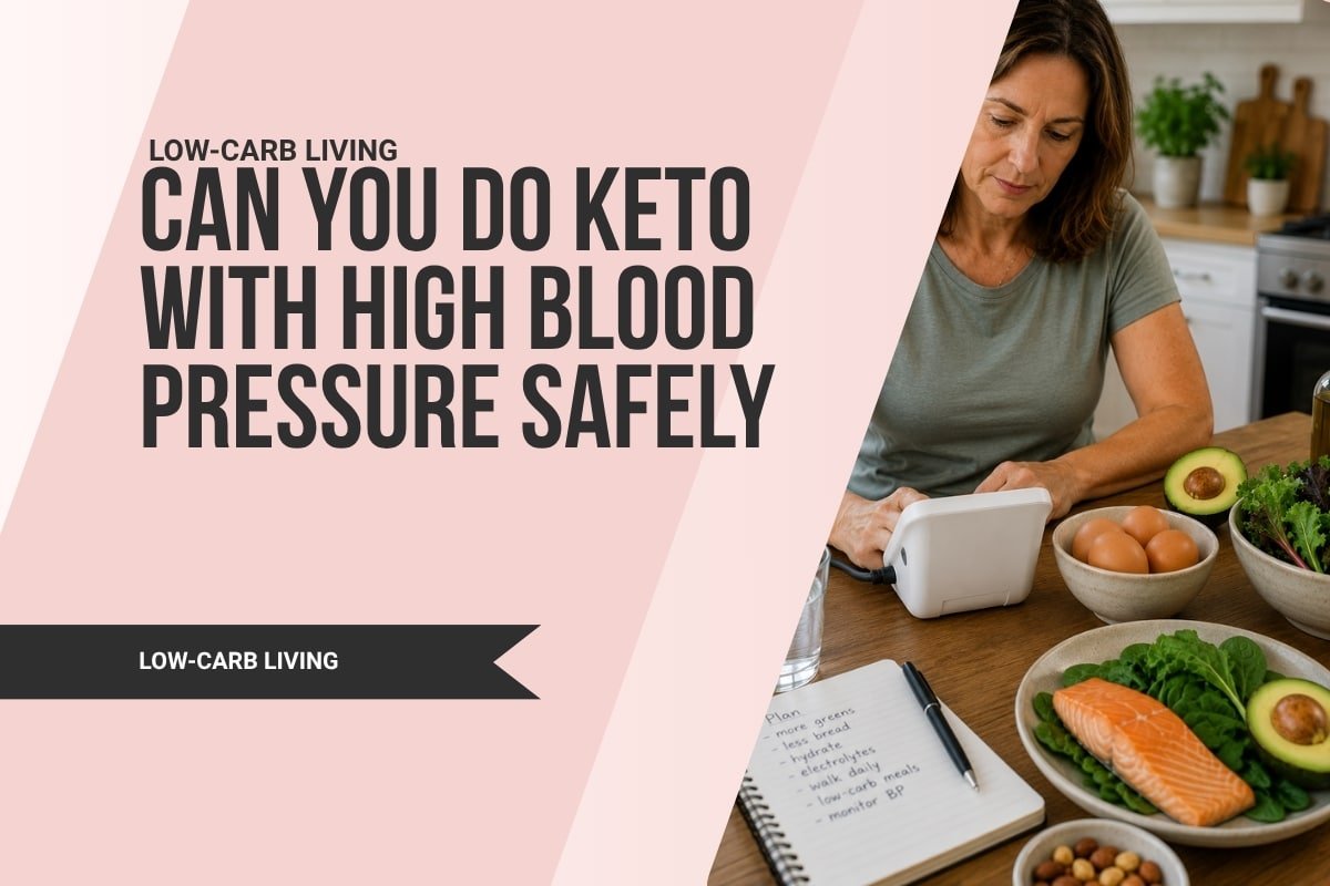 featured image for the article can you do keto with high blood pressure